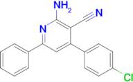 2-Amino-4-(4-chlorophenyl)-6-phenylnicotinonitrile