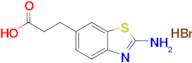 3-(2-Aminobenzo[d]thiazol-6-yl)propanoic acid hydrobromide