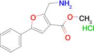 Methyl 2-(aminomethyl)-5-phenylfuran-3-carboxylate hydrochloride