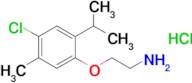 2-(4-Chloro-2-isopropyl-5-methylphenoxy)ethan-1-amine hydrochloride