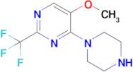 5-Methoxy-4-(piperazin-1-yl)-2-(trifluoromethyl)pyrimidine
