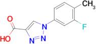 1-(3-Fluoro-4-methylphenyl)-1H-1,2,3-triazole-4-carboxylic acid