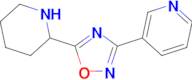 5-(Piperidin-2-yl)-3-(pyridin-3-yl)-1,2,4-oxadiazole