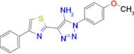 1-(4-Methoxyphenyl)-4-(4-phenylthiazol-2-yl)-1H-1,2,3-triazol-5-amine