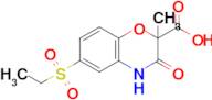 6-(Ethylsulfonyl)-2-methyl-3-oxo-3,4-dihydro-2H-benzo[b][1,4]oxazine-2-carboxylic acid