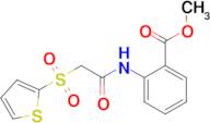 Methyl 2-(2-(thiophen-2-ylsulfonyl)acetamido)benzoate