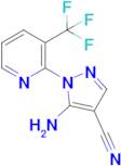 5-Amino-1-(3-(trifluoromethyl)pyridin-2-yl)-1H-pyrazole-4-carbonitrile