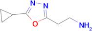 2-(5-Cyclopropyl-1,3,4-oxadiazol-2-yl)ethan-1-amine