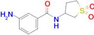 3-Amino-N-(1,1-dioxidotetrahydrothiophen-3-yl)benzamide