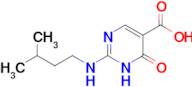 2-(Isopentylamino)-6-oxo-1,6-dihydropyrimidine-5-carboxylic acid