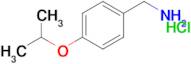 (4-Isopropoxyphenyl)methanamine hydrochloride