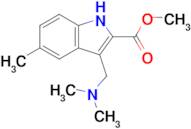 Methyl 3-((dimethylamino)methyl)-5-methyl-1H-indole-2-carboxylate