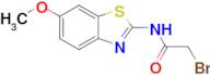 2-Bromo-N-(6-methoxybenzo[d]thiazol-2-yl)acetamide