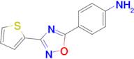 4-(3-(Thiophen-2-yl)-1,2,4-oxadiazol-5-yl)aniline