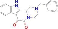 1-(4-Benzylpiperazin-1-yl)-2-(1H-indol-3-yl)ethane-1,2-dione