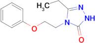 3-ethyl-4-(2-phenoxyethyl)-4,5-dihydro-1H-1,2,4-triazol-5-one