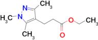 Ethyl 3-(1,3,5-trimethyl-1H-pyrazol-4-yl)propanoate