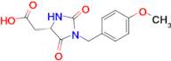 (S)-2-(1-(4-methoxybenzyl)-2,5-dioxoimidazolidin-4-yl)acetic acid