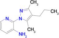 2-(3,5-Dimethyl-4-propyl-1H-pyrazol-1-yl)pyridin-3-amine