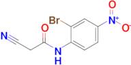 N-(2-bromo-4-nitrophenyl)-2-cyanoacetamide