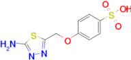 4-((5-Amino-1,3,4-thiadiazol-2-yl)methoxy)benzenesulfonic acid
