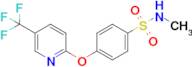 N-methyl-4-((5-(trifluoromethyl)pyridin-2-yl)oxy)benzenesulfonamide