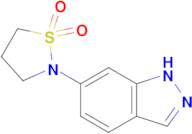 2-(1H-indazol-6-yl)-1λ⁶,2-thiazolidine-1,1-dione