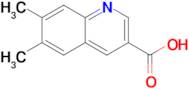 6,7-Dimethylquinoline-3-carboxylic acid