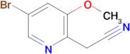 2-(5-Bromo-3-methoxypyridin-2-yl)acetonitrile