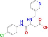 4-((4-Chlorophenyl)amino)-4-oxo-3-((pyridin-3-ylmethyl)amino)butanoic acid