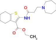 Ethyl 2-(3-(azepan-1-yl)propanamido)-4,5,6,7-tetrahydrobenzo[b]thiophene-3-carboxylate