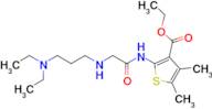 Ethyl 2-(2-((3-(diethylamino)propyl)amino)acetamido)-4,5-dimethylthiophene-3-carboxylate