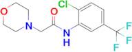 N-(2-chloro-5-(trifluoromethyl)phenyl)-2-morpholinoacetamide