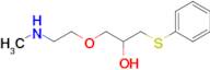 1-(2-(Methylamino)ethoxy)-3-(phenylthio)propan-2-ol