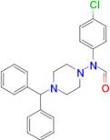 N-(4-benzhydrylpiperazin-1-yl)-N-(4-chlorophenyl)formamide