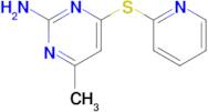 4-Methyl-6-(pyridin-2-ylthio)pyrimidin-2-amine