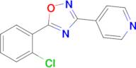 5-(2-Chlorophenyl)-3-(pyridin-4-yl)-1,2,4-oxadiazole
