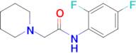 N-(2,4-difluorophenyl)-2-(piperidin-1-yl)acetamide
