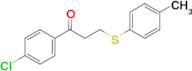 1-(4-Chlorophenyl)-3-(p-tolylthio)propan-1-one