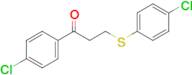 1-(4-Chlorophenyl)-3-((4-chlorophenyl)thio)propan-1-one