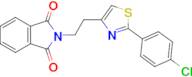 2-(2-(2-(4-Chlorophenyl)thiazol-4-yl)ethyl)isoindoline-1,3-dione