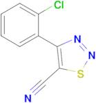 4-(2-Chlorophenyl)-1,2,3-thiadiazole-5-carbonitrile