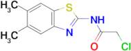 2-Chloro-N-(5,6-dimethylbenzo[d]thiazol-2-yl)acetamide