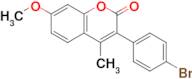 3-(4-Bromophenyl)-7-methoxy-4-methyl-2H-chromen-2-one