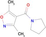 (3,5-Dimethylisoxazol-4-yl)(pyrrolidin-1-yl)methanone