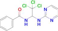 N-(2,2,2-trichloro-1-(pyrimidin-2-ylamino)ethyl)benzamide