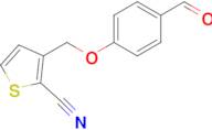 3-((4-Formylphenoxy)methyl)thiophene-2-carbonitrile