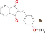 2-(3-Bromo-4-methoxybenzylidene)-1H-indene-1,3(2H)-dione