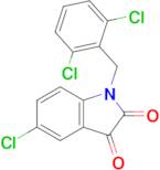 5-Chloro-1-(2,6-dichlorobenzyl)indoline-2,3-dione