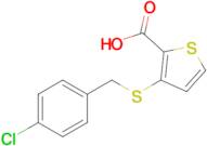 3-((4-Chlorobenzyl)thio)thiophene-2-carboxylic acid